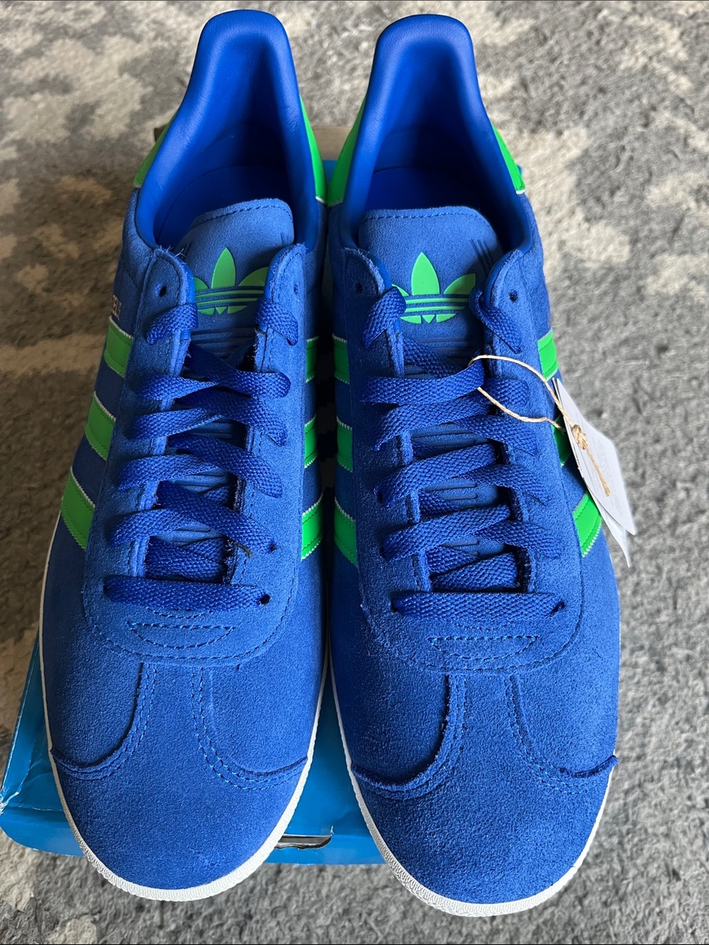 Adidas Gazelle Royal Blue/Green - Picture 3 of 10